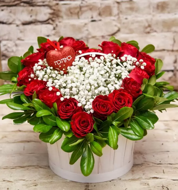 סלסלה חלומית סלסלת פרחים - סלסלה חלומית