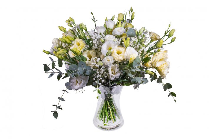 זר-ליזיאנטוס-לבן-150,200,250