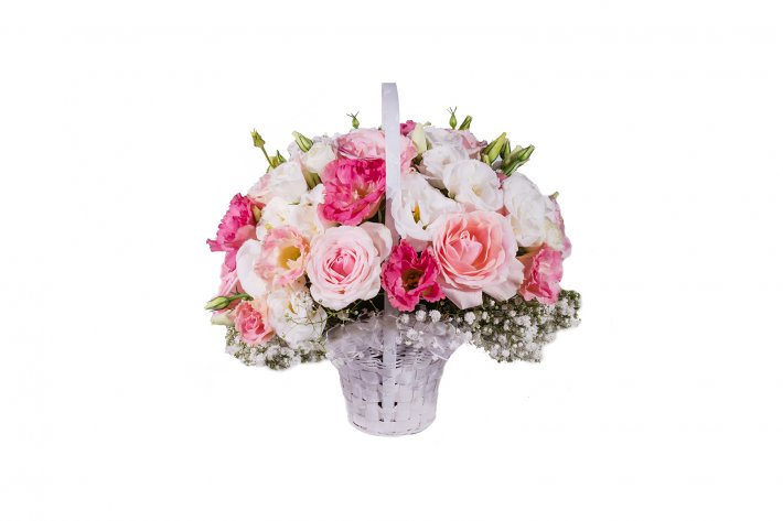 סלסלה-בלבן-ורוד-150