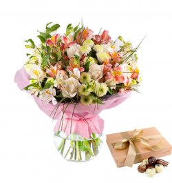 סידור פרחים אהבה ראשונה