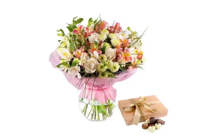 סידור פרחים סידור פרחים אהבה ראשונה