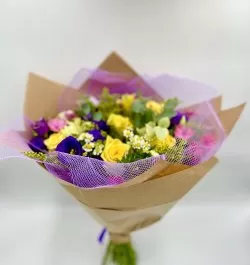 זר ליזיאנטוס וורדים